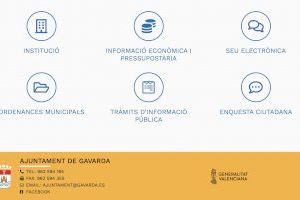 Gavarda fortalece la transparencia municipal con nuevos apartados en su renovada página web