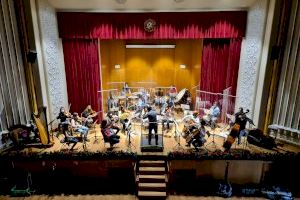 La Orquesta Sinfónica del Mediterráneo ensaya el Gran Concierto de Año Nuevo en el Ateneo Mercantil para los días 2 y 3 de enero