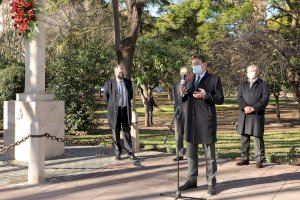 Ximo Puig afirma que la "única vía" para luchar contra "la intolerancia y el fanatismo" es "hacerlo juntos" y añade que es también lo que se necesita para combatir la pandemia de COVID-19