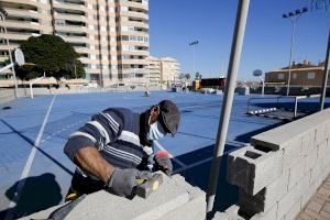 Comienzan las obras de adecuación de la pista polideportiva de La Mata