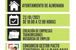 El Pacto Territorial por el Empleo asesorará en Almenara a las personas interesadas en buscar empleo o crear empresas - (foto 2) El Pacto Territorial por el Empleo asesorará en Almenara a las personas interesadas en buscar empleo o crear empresas - (foto 2)