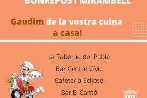 Bonrepòs i Mirambell apoya la hostelería local con la campaña “Gaudim de la vostra cuina a casa”