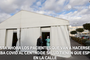 El PP propone al Alcalde seguir reclamando a Ribera Salud la instalación de una carpa en el Centro de Salud