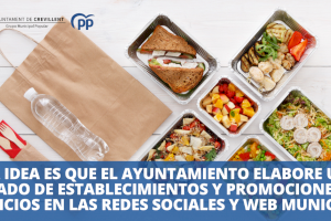 El PP propone una campaña que incentive el consumo de restauración en casa