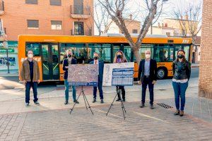 Alaquàs contará a partir del mes de febrero con una nueva línea de autobús que llegará directamente a la parada de metro Nou d'Octubre de València