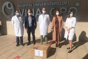 El Hospital Universitario del Vinalopó recibe 1.000 mascarillas FFP2 del Colegio Oficial de Médicos de Alicante