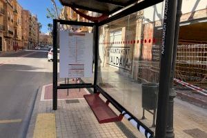 Aldaia renueva las paradas de bus con más información y accesibilidad