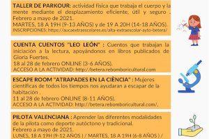 Bétera impulsa actividades extraescolares y de apoyo educativo para luchar contra los efectos de la pandemia