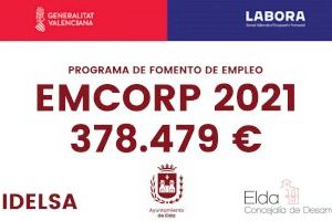 El Ayuntamiento de Elda solicita más de 378.000 euros de los fondos EMCORP 2021 para la contratación de 28 personas mayores de 30 años