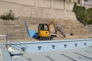 La Piscina de Verano y la Sala de Estudio de Buñol continúan su profunda remodelación con las segundas fases de sus proyectos urbanísticos