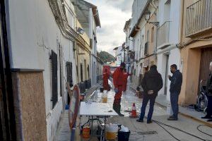 Xàtiva repara el alcantarillado de la calle San Joaquín