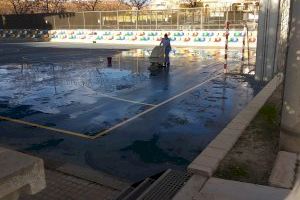 Así son los trabajos de limpieza y desinfección que continuan realizándose en San Vicente