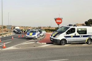 La Policía Local de Elche intensifica la coordinación con la Policía Nacional en el control del tercer cierre perimetral de fin de semana