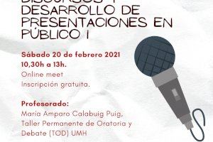 Arranca la sexta edición del Taller permanente de Oratoria y Debate (TOD) de la UMH