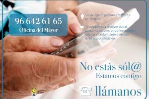 La Concejalía del Mayor pone en marcha un servicio telefónico de consulta y acompañamiento para las personas mayores de Dénia