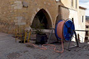 Empiezan a instalar la nueva red de fibra óptica en Morella - (foto 3)