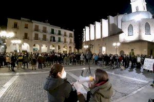 Más de 150 personas se manifiestan sin incidentes en Gandia para apoyar a Pablo Hasél