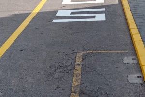 La Brigada Municipal de Obras y Servicios de Almenara repinta las marcas viales del núcleo urbano y de la Playa Casablanca - (foto 6)