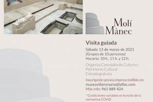 El Próximo 13 de marzo l’Alfàs organiza una visita guiada al Molí de Mànec