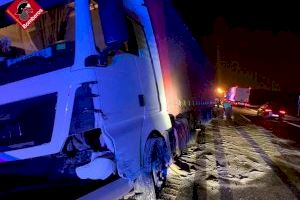 Dos accidents de camió en el mateix punt de la carretera A-31 a Alacant en 24 hores