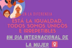 Mujeres con diversidad funcional y jóvenes utielanas de éxi to, p r otagon i s tas de la campaña 8M de Utiel
