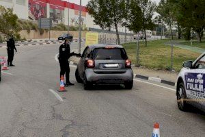 Control policial en Paterna