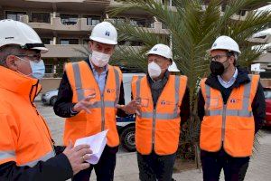 Las obras del nuevo depósito para garantizar el suministro de agua potable a Arenales del Sol y a El Altet alcanzan el 80% de su ejecución Las obras del nuevo depósito para garantizar el suministro de agua potable a Arenales del Sol y a El Altet alcanzan el 80% de su ejecución