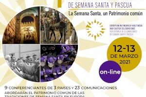 El I Congreso ‘La Semana Santa, un Patrimonio Común’ congregará 9  conferenciantes de 3 países y 23 comunicaciones