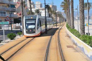 Las líneas 1 y 3 del TRAM d'Alacant modifican su servicio el 14 y 21 de marzo por trabajos técnicos entre Les Llances y Fabraquer