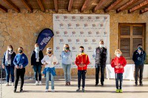 Blanca Ferrando, Fernando Puig y Álvaro Ramón – Borja, vencedores del Trofeo RCN Calpe – Vela Infantil - (foto 4)