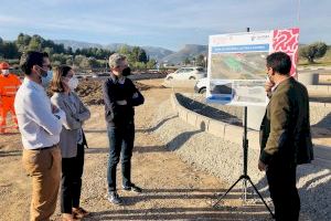 Obras Públicas acondiciona un área de descanso en el acceso a la Foia y ejecuta la prolongación de la ciclorruta CR-16 desde l'Alcora hacia Castelló