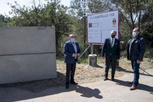 José Martí visita la estación de bombeo de aguas residuales de Font de Juncosa de Sant Joan de Moró que financia la Diputación con el Plan 135