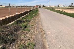 Foios solicita 57.500 € para una nueva intervención en el Camí de la Mar