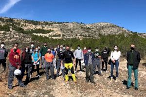 El alumnado del CIPFP Valle de Elda colabora con el Ayuntamiento en la recuperación medioambiental del entorno del Hospital