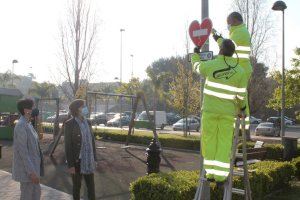 Este municipi de Castelló instal·la senyals contra la violència al costat d'espais educatius