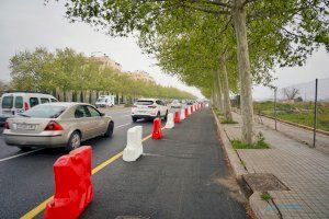 La Conselleria completa la conexión ciclista entre València y Burjassot y proyecta un carril bici hasta Tavernes Blanques