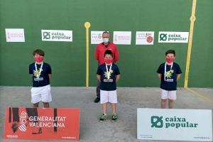 L’Escola de Pilota queda cuarta en la Final Provincial “Frontó per Parelles”