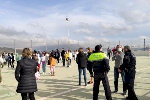 Prevenidos contra el fuego en el colegio Santa María Magdalena de Benitatxell