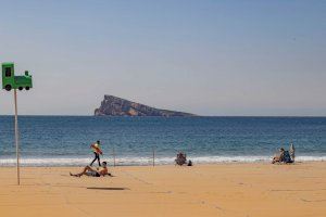 Benidorm blinda sus playas con medio centenar de informadores recordando las normas de prevención ante el COVID-19