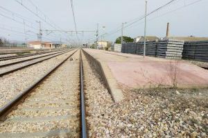 Adif AV ha iniciado las obras para la implantación del ancho estándar en la estación de Massalfassar (Valencia)