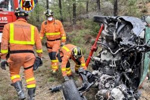 Accidente mortal en Alpuente: Fallece un hombre tras caer con su vehículo desde un viaducto