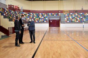 La nueva pista del pabellón Esperanza Lag permite albergar competiciones federadas de primer nivel