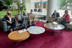 Reunión de trabajo con Bartolomé Nofuentes para poner en marcha la Oficina de Proyectos Europeos