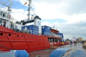 Arriba al port de Borriana el SEA EYE 4, una nova embarcació per rescatar vides a la Mediterrània - (foto 6)