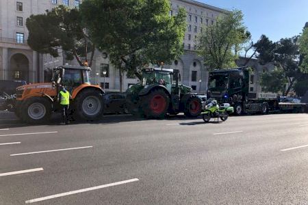 Agricultors i regants valencians es manifesten a Madrid per la defensa del transvasament Tajo-Segura