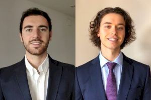 Javier Verdera i Miguel Estruch, estudiants de Dret-ADE, guanyen el primer repte de talent per a l’ocupació de la UV