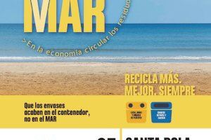 “Reciclar per a ConserMar" arriba a Santa Pola de la mà de la Conselleria de Medi Ambient i Ecoembes