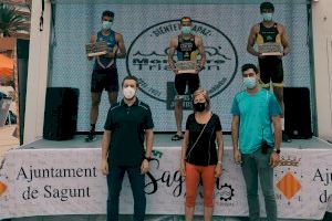 El V Triatlón de Sagunto reúne a más de 340 participantes en el décimo aniversario del Club Morvedre Triatlón