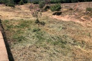 L'Ajuntament de Betxí neteja els barrancs per minimitzar els perills de les plutges torrencials