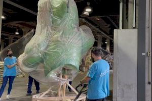 Les primeres peces de les Falles 2021 comencen a eixir de Fira València - (foto 3) Les primeres peces de les Falles 2021 comencen a eixir de Fira València - (foto 3)
